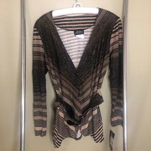 NWT Artex Fashions belted shirt/cover up